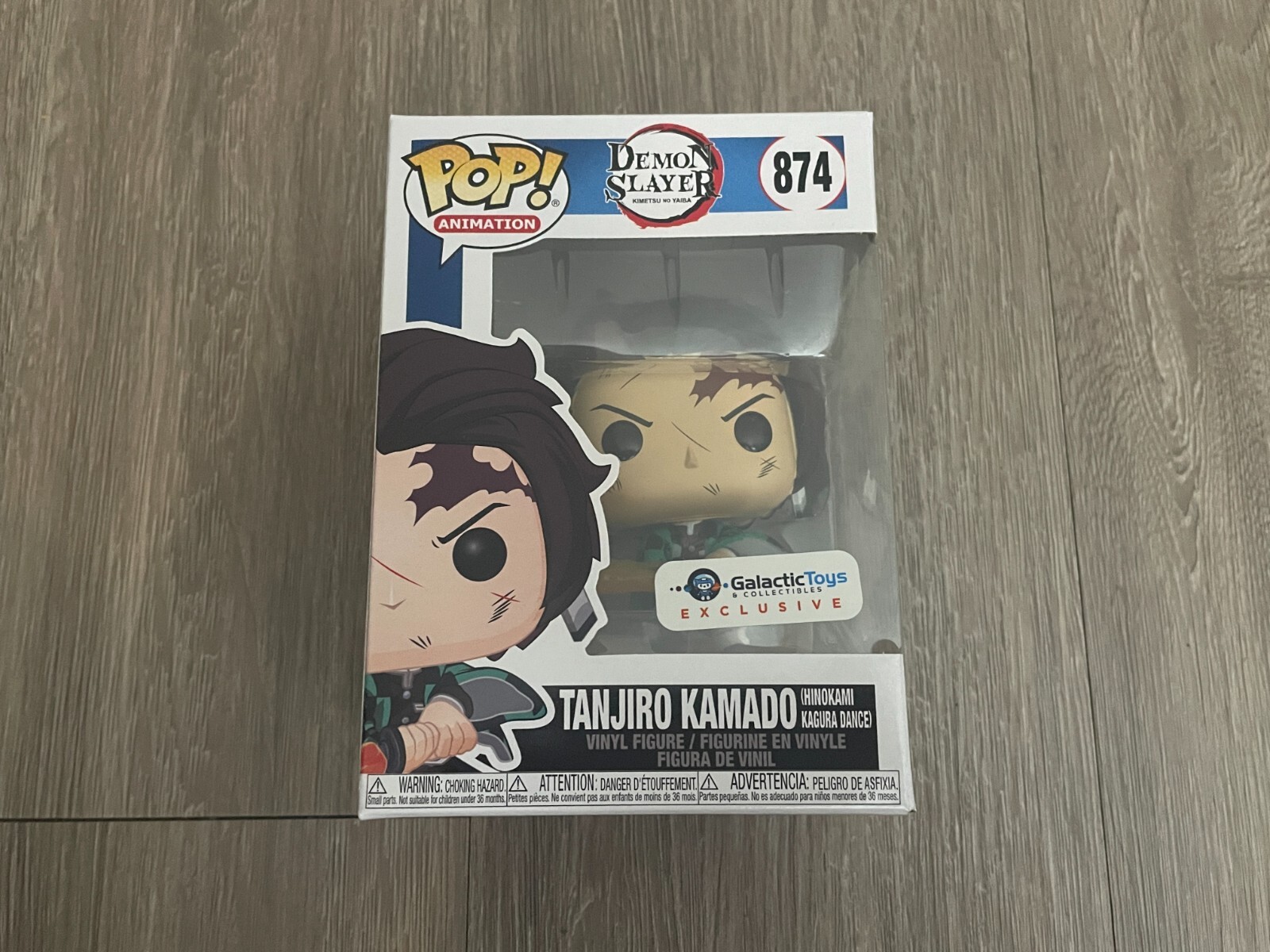 Funko Pop! Demon Slayer Tanjiro Kamado Galactic Toys Exclusive #874 ~ New