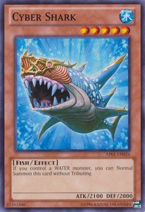 Cyber Shark - AP01-EN016 - Common - Unlimited Edition x3 - Near Mint