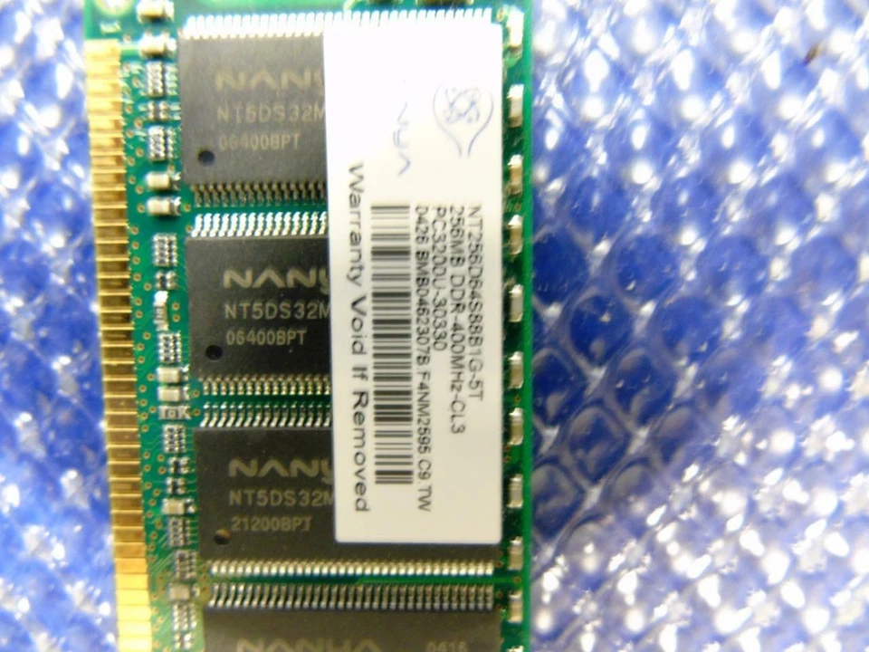 512MB (2 X 256MB) Dell Optiplex GX270 DDR1 PC3200  Memory NT256D64S88B1G-5T - Image 3 of 4