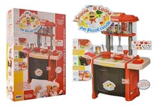 Scuola di cucina per piccoli cuochi forno fornelli luci suoni accessori 70x51x30