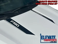 For Ford F-150 Graphics Wide Hood Spear Vinyl Stripes Stickers Decals 2021-2026