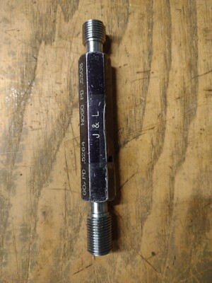 9/16''-18UNF3B THREAD PLUG GAGE J & L GO NO GO P.D. 0.5264 & 0.5308 22JS1285-B10