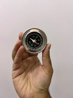 Portable Stainless Steel Pocket Compass Outdoor Navigation Hiking Camping