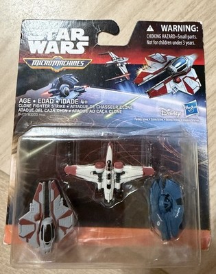 Star Wars Micro Machines CLONE FIGHTER STRIKE 3-pack Hasbro 2015