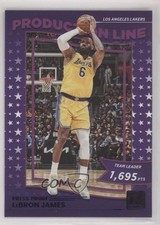 2022-23 Panini Donruss Production Line Purple Press Proof LeBron James #1 n9a