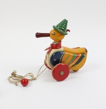 Holzente/Nachziehente Walter Spielzeug 1950er (477-20 H43)