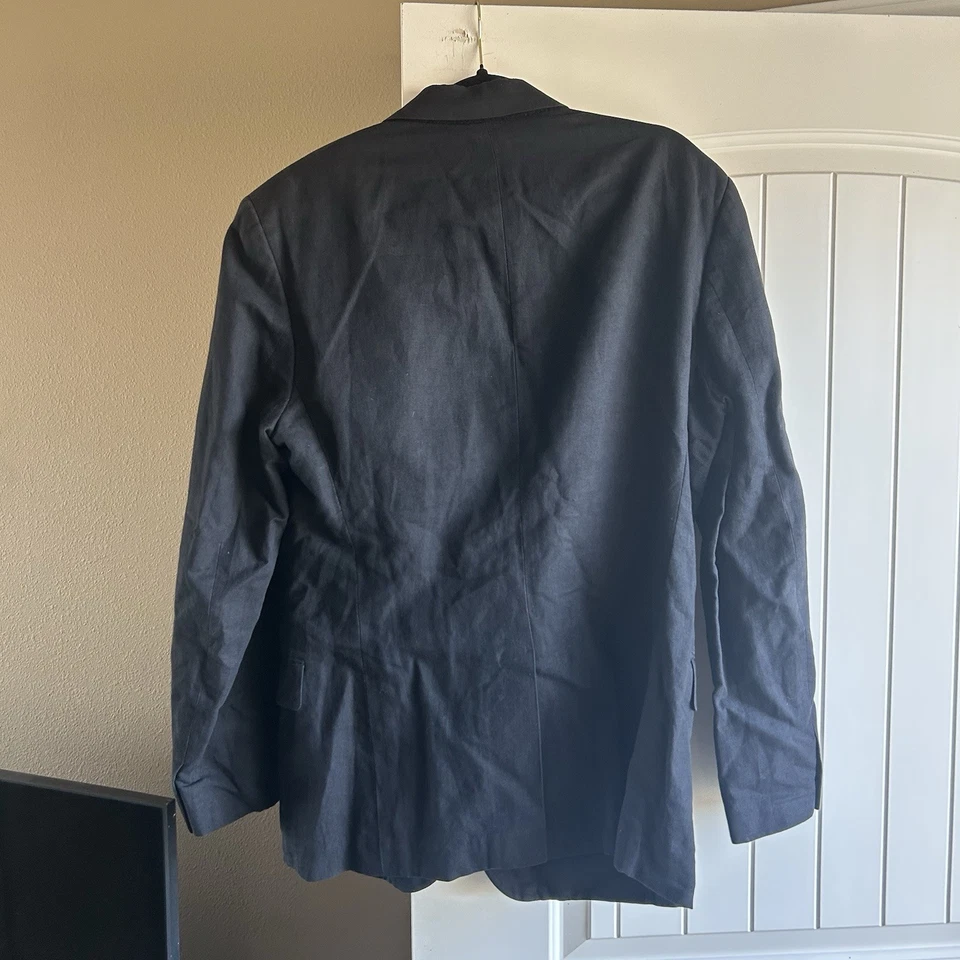 Helmut Lang Hemp Blend Blazer Sportcoat Mens Sz 54 - Image 3 of 4