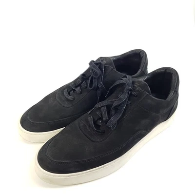 Filling Pieces Sneaker Herren Gr EU 43 Schwarz Leder Low Top Schlicht Sportschuh - Bild 1 von 4