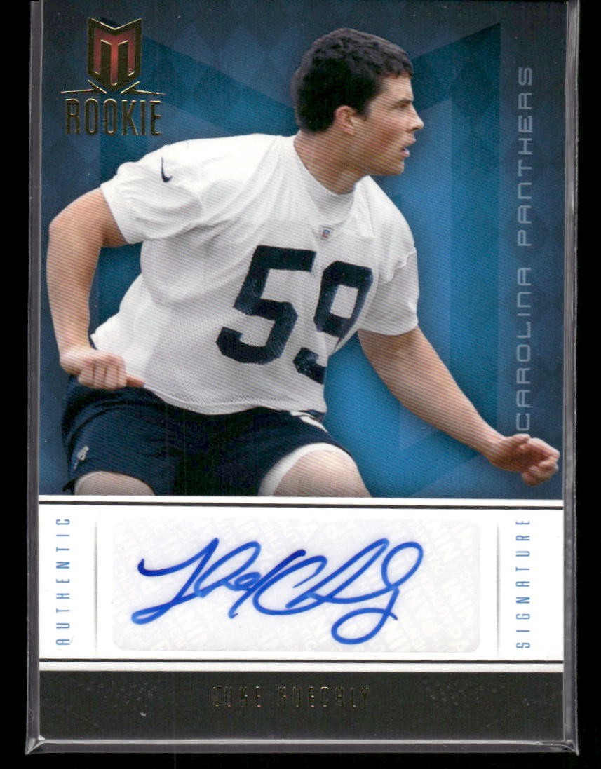 Luke Kuechly Panini Momentum #174 Autograph-Gold