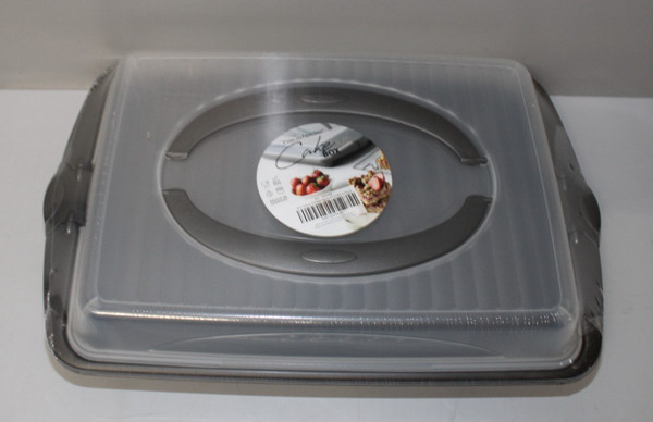Hausfelder Kuchen Transportbox Groß Rechteckig Kunststoff Mit Deckel Xxl 30X44X9-image