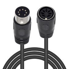 7 Pin DIN Cable, 7Pin DIN Male to Female Extension Cable, Professional Premium A