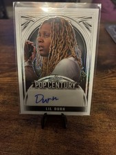 2024 Leaf Metal Pop Century #BALD1 Lil Durk White Auto 2/2 Excellent Condition