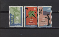 S54189 SURINAME MNH 1973 Timbre Centenaire 3V
