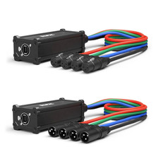 Audio Snake Channel XLR 3 Pin Multi Network Breakout for Stage Sound Lighting an