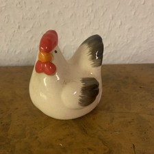 Ostern Huhn Henne Hahn Porzellan Figur Handbemalt Deko Keramik Geschenkidee