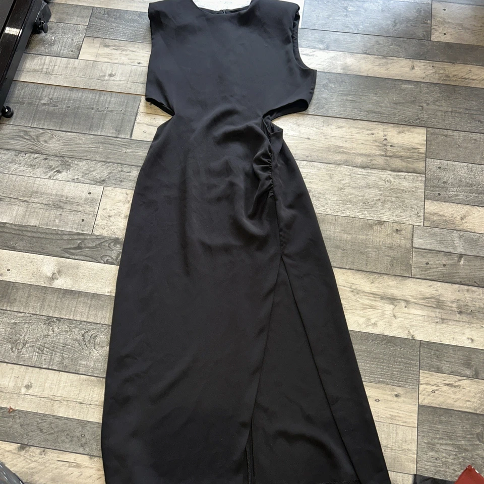 Ladies Zara Black Dress Size M - Image 1 of 1