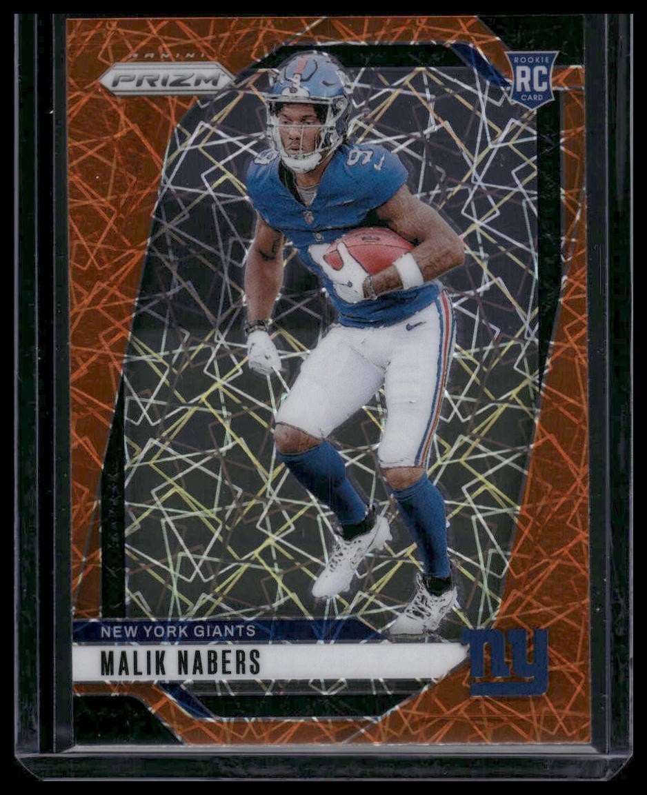 2024 Panini Prizm #370 Malik Nabers Lazer