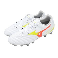 Mizuno Monarcida Neo III 3 Select Wide White Orange Men Soccer Shoes P1GA2625-54