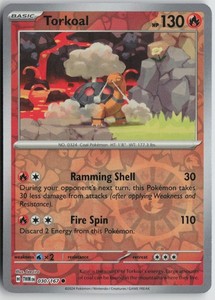 Torkoal 030/167 Twilight Masquerade Reverse Holo Common