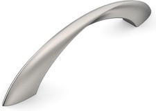 10 Pack Brushed Satin Nickel Cabinet Pulls, 3.75 Inch 96mm Kitchen Cabinet Hand
