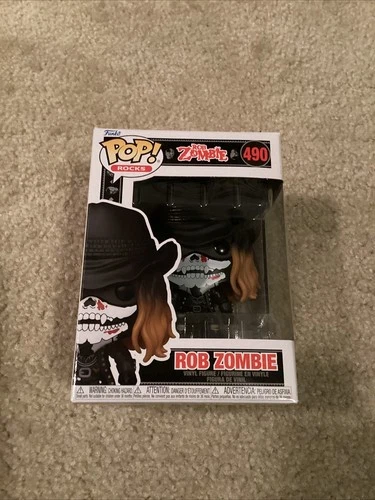 FUNKO POP! ROB ZOMBIE #490~ MINT~ ROCKS SERIES ~