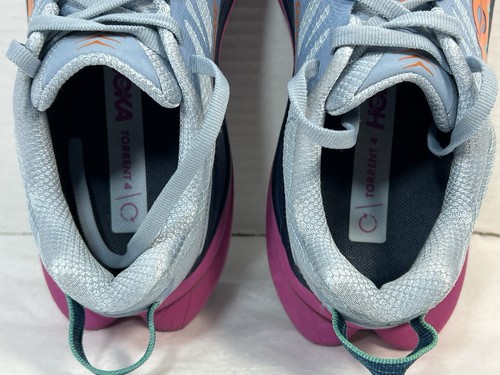 Zapatos para correr Hoka One One Torrent 4 - Drizzle/Fucsia - Para mujer talla 5,5B - Imagen 13 de 15