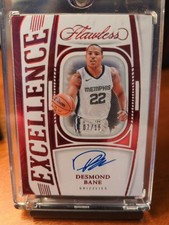 2023-24 Panini Flawless - Excellence Signatures Desmond Bane #ES-BNE Ruby /15...
