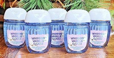 5PC 2026  SPRING~  WHIPPED VANILLA CLOUDS~Anti Bacterial Gel~Bath Body