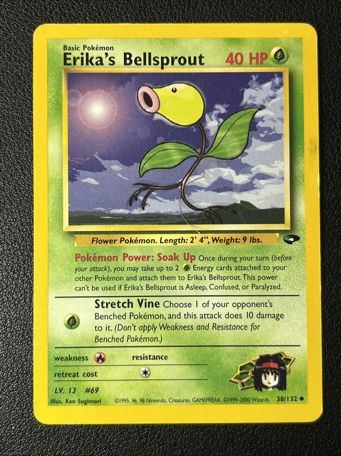 Erika's Bellsprout 38/132 Gym Challenge Regular