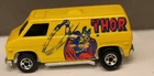 VINTAGE HOT WHEELS THOR VAN HONG KONG BASE VERY NICE CONDTION  c