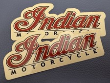 Quality Decals Lot 2 Indian Motorcycle Racing RARE Promo Glossy STICKER