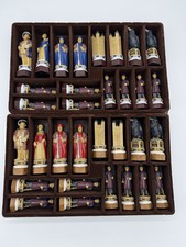 Studio Anne Carlton The White Tower Chess Set Tower of London Hand Decorated SAC