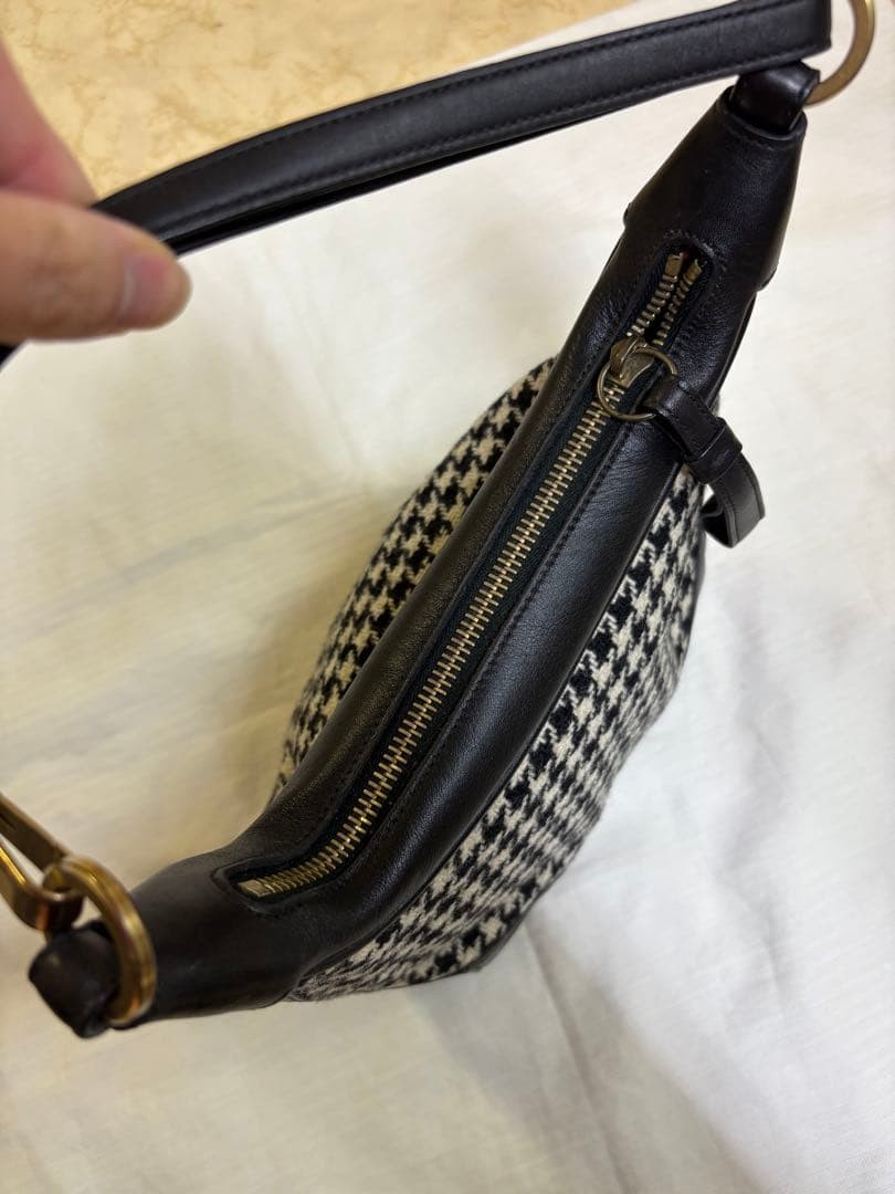 COACH Houndstooth Pattern Mini One Shoulder Bag 6… - image 3