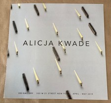 Alicja Kwade at 303 gallery exhibition ad 2019 art show vtg magzine print