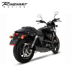 Rinehart 4in Black Slip On Muffler Exhaust For 2015 2020 Harley Street 500/750 X