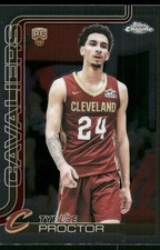 2025-26 Topps Chrome #300 Tyrese Proctor Cleveland Cavaliers Rookie
