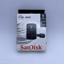 SanDisk Clip Sport 8 GB Black Digital Media Player MP3 Player 2000 Songs NIB