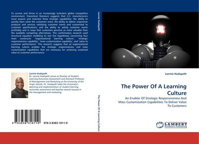 The Power Of A Learning Culture Lonnie Hudspeth