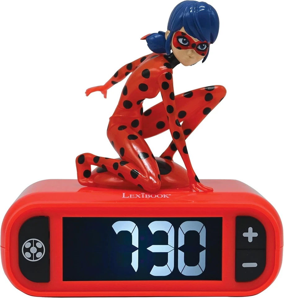 Miraculous Ladybug Alarm Clock with Night Light - Image 3 of 4