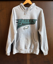 Vintage Philadelphia Eagles Y2K Hoodie Sweatshirt Majestic - Tag L - READ