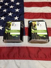 HP 65 2pack Combo Ink Cartridges Black and Color HP65 New Genuine LOT OF 2 