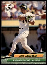 Jose Canseco 1992 Ultra #110 Athletics MLB READ FREE SHIPPING AutographDen