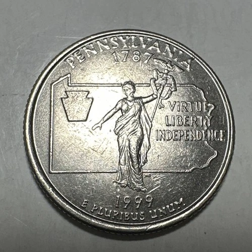 1999-P 50 State Quarters Pennsylvania — photo from the most recent tracked eBay sale