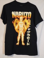 naruto t shirt Unisex Black Size Medium