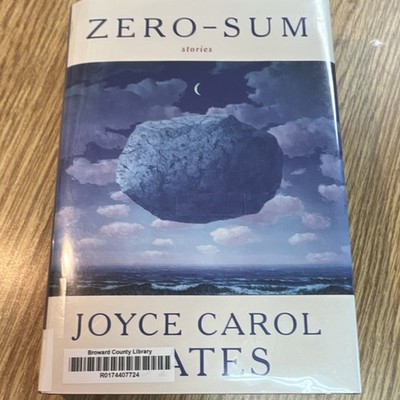 Zero-Sum: Stories by Joyce Carol Oates 2023 First Edition Hardcover Knopf Magri 