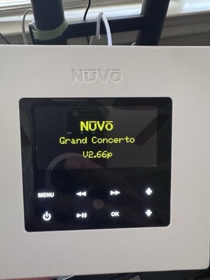 Nuvo NV-18GCP Grand Concerto Keypad tested and working, Black cover plate