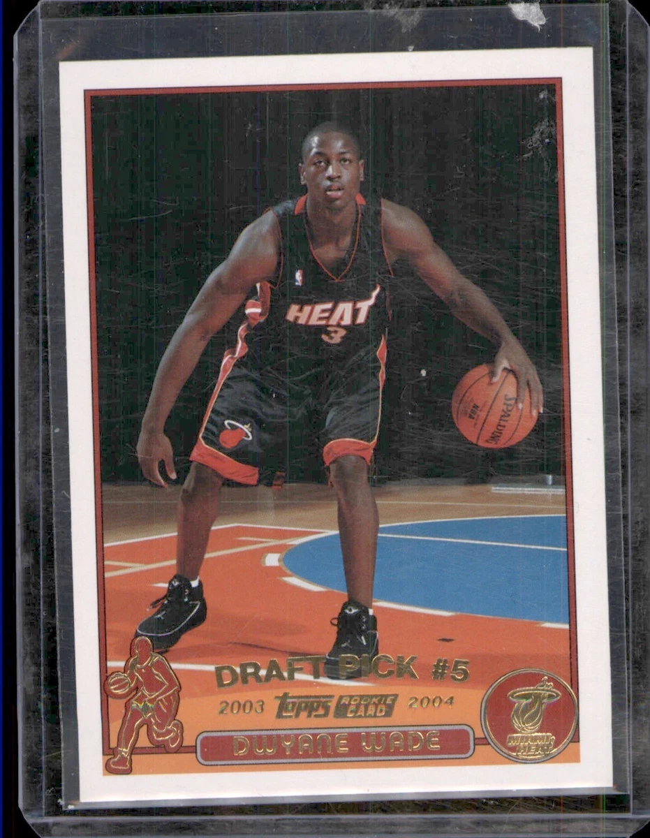 Topps Dwyane Wade Basketball Rookie Sports Trading Cards