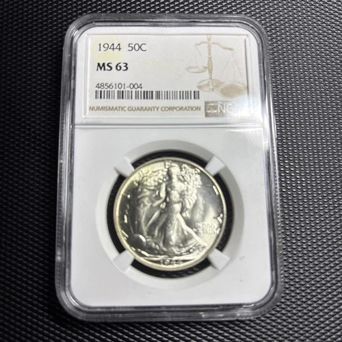 1944 Walking Liberty Half Dollar NGC MS63 Silver 50C Nice Luster