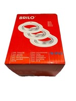 3 X Briloner Einbaustrahler Weiß Ø86Mm Max. 35W Inkl. GU10 Fassung Schwenkbar