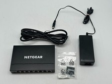 NETGEAR 8 Port PoE Gigabit Ethernet Easy Smart Switch (GS308EP) - READ